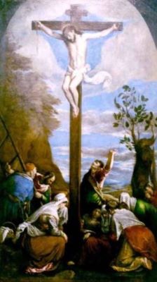 pictură - Bassano, Jacopo; Răstignirea