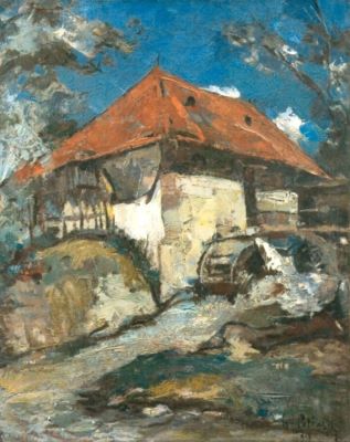 pictură de șevalet - Petrașcu, Gheorghe; Moară