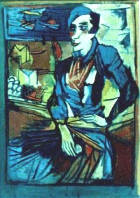 pictură de șevalet - Iancu, Marcel; Portret de femeie