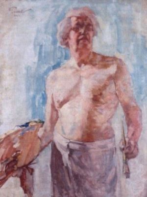 pictură - Popp, Aurel; Autoportret bust