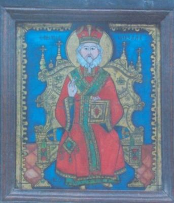 icoană - Moga, Savu; Sfântul Nicolae