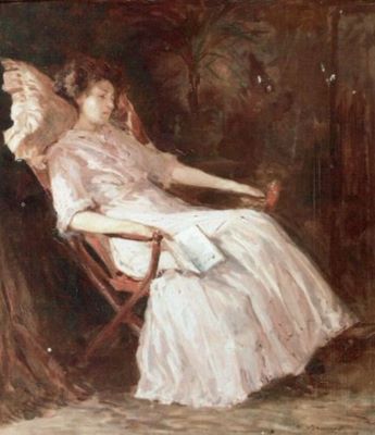 pictură - Vermont, Nicolae; Reverie