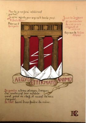 grafică - Beller, Lucia; Blazon stilizat
