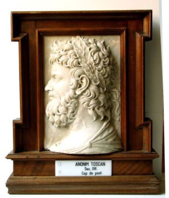 sculptură - Anonim florentin (în registrul inventar: Anonim italian); Portret de bărbat (în registrul inventar: „Cap de bărbat antic”)