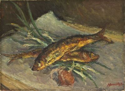 pictură de șevalet - Avakian, Hrandt; Scrumbii