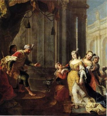 pictură - Meytens cel Tânăr, Martin; Estera și Ahasver