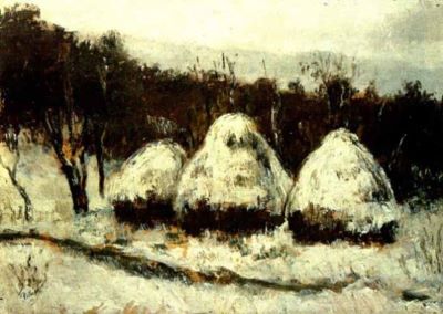 pictură - Pallady, Theodor; Căpițe de fân