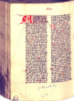 manuscris - Guilelmus Redonensis; Tractatus de interdicto atque de negligentiis in missis