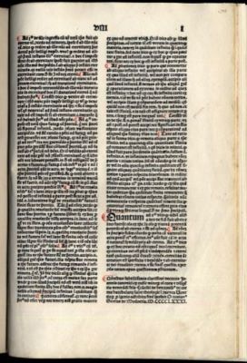 incunabul - Johannes Canonicus; Questiones in VIII libros Phisicorum Aristotelis