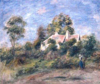 pictură de șevalet - Renoir, Pierre Auguste; Peisaj cu figuri