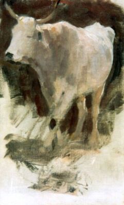 pictură - Grigorescu, Nicolae; Studiu de bou