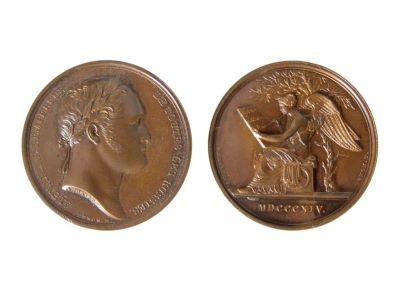 Medalie dedicată vizitei la Paris a țarului Alexandru I