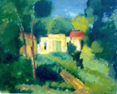 pictură - Popescu, Vasile; Băile Buziaș