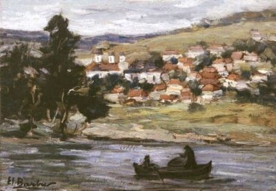 pictură - Barbu, Elena; Peisaj panoramic