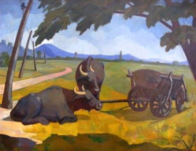 pictură - Kováts, Ferenc; Bivoli