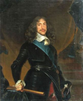 pictură - Sandrart cel Bătrân, Joachim (atribuit); Un general englez ; pandant: Soția unui general englez