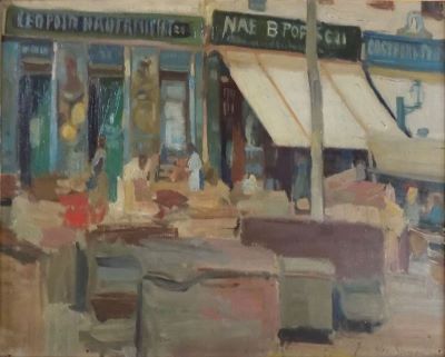 pictură de șevalet - Steriadi, Jean Alexandru; Piața Mare