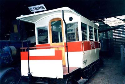 vagon de tramvai tras de cai