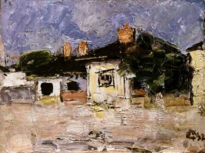 pictură - Ciucurencu, Alexandru; Case