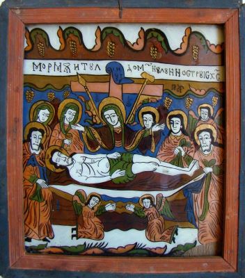 icoană; Prohodul lui Iisus