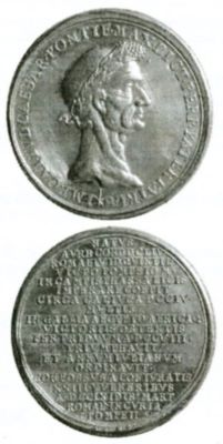 Medalie dedicată lui Iulius Caesar