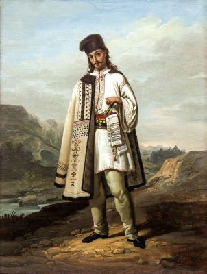 pictură de șevalet - Tattarescu, Gheorghe M.; Țăran din Câmpulung-Muscel