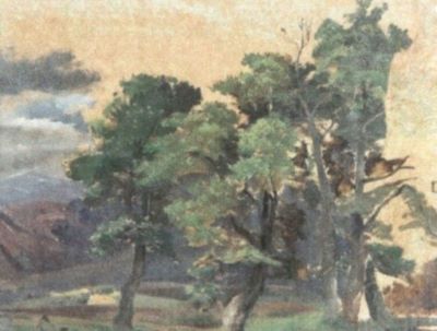pictură - Szathmári, Carol Popp de; Peisaj