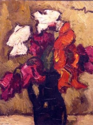 pictură - Tonitza, Nicolae; Flori în cană neagră