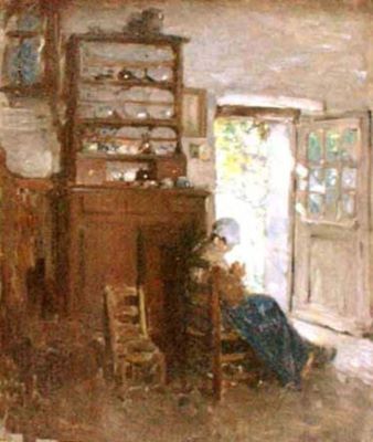 pictură - Grigorescu, Nicolae; Interior la Vitre