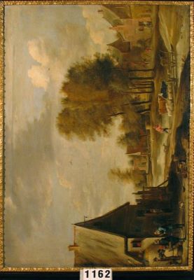 pictură de șevalet - Teniers, David I (?); Uliță de sat