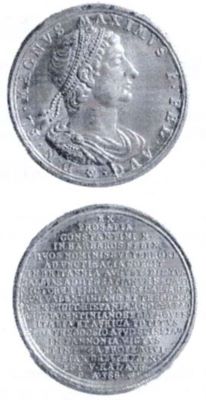 Medalie dedicată împăratului Maximus