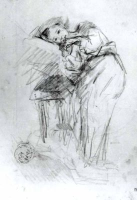 desen - Grigorescu, Nicolae; Studiu de atitudine