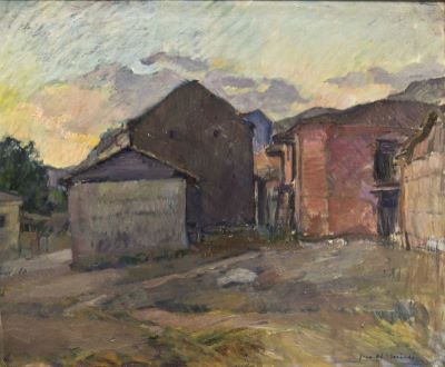 pictură de șevalet - Steriadi, Jean Alexandru; Magazii de cereale