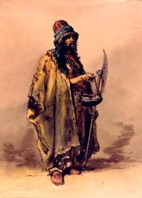 pictură - Preziosi, Amedeo; Derviș cerșetor