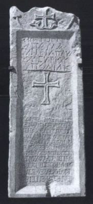 stelă; Funerară cu relief