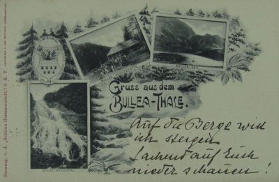 carte poștală documentară - Jos. Drotleff; Vederi din Bâlea