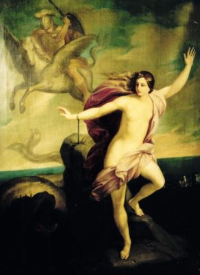 pictură - Tattarescu, Gheorghe; Perseu și Andromeda