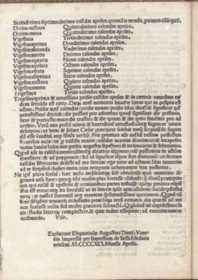 carte - Augustinus Datus; Elegantiolae