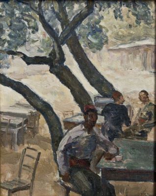pictură de șevalet - Mützner, Samuel; Turci la Balcic