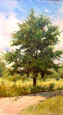 pictură - Aman, Theodor; Stejarul