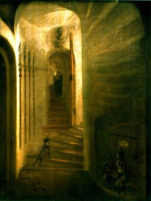 pictură - Carel, Fabritius; Interior de castel