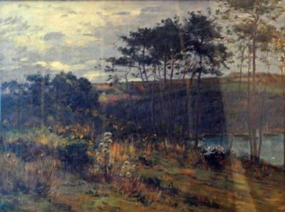 pictură - Le Gout-Gérard, Fernand-Marie-Eugène; Femei pe malul apei