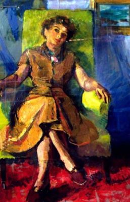 pictură - Ciucurencu, Alexandru; Doamna Călinescu
