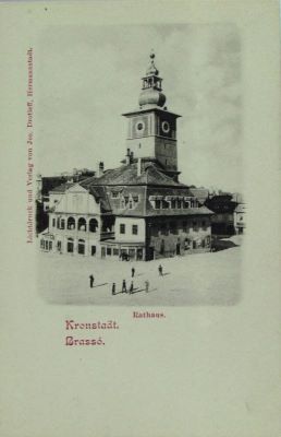 carte poștală documentară - Jos. Drotleff; Brașov. Casa Sfatului