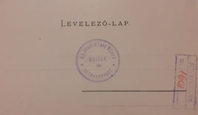 carte poștală documentară - Jos. Drotleff; Biserica reformată