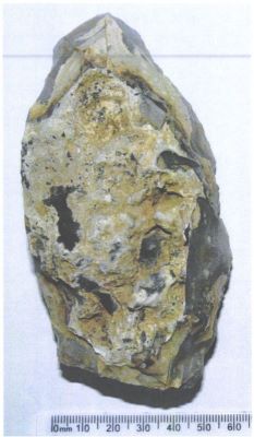 racloar; Racloir sur èclat cortical