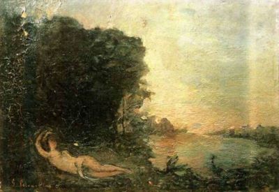 pictură - Petrașcu, Gheorghe; Nimfă pe malul mării