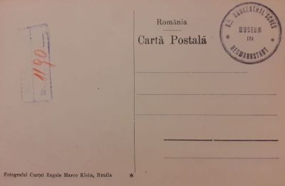carte poștală documentară - Marco Klein, Fotograful Curței Regale; Brăila. Portul