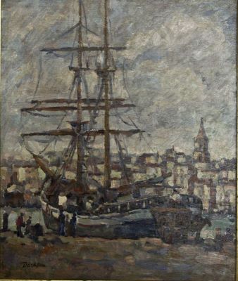 pictură de șevalet - Dărăscu, Nicolae; Corabie