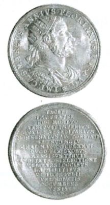 Medalie dedicată împăratului Florian